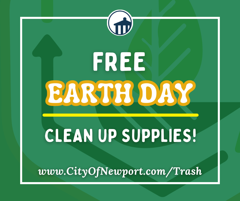 Free Earth Day Clean Up Supplies Available!